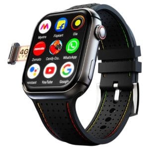 Fire-Boltt Dream WristPhone — 4G Calling Smartwatch with Android OS, WiFi & GPS (Midnight Grace, Free Size)